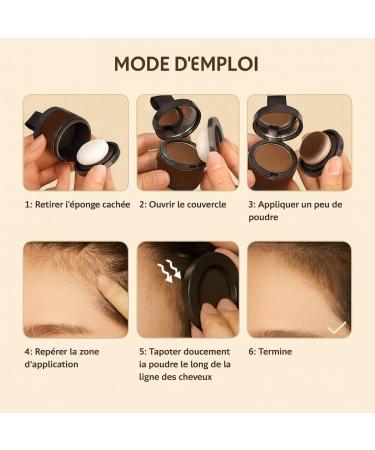Poudre Ombre Cheveux Racine Correcteur Ligne Front Contour Sourcils Maquillage (Brun Fonc /Dark Brown) Brun Fonc / Dark Brown - Buy Online on GoSupps.com
