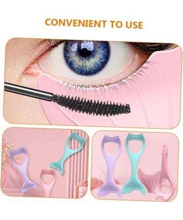 FOMIYES Marscara Drawing Aid 4pcs Reusable Eyeliner Aid Tool Silicone Eyeliner Applicator Professional Eyeliner Aid 1 count (Pack of 1) Pinkx4pcs - Buy Online on GoSupps.com