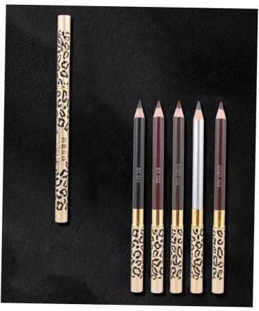 WOONEKY 6 Pcs Eyebrow Pencils Makeup Eyeliner Eyebrow Makeup Pencil Highlighter Pencil Eye Brow Brown - Buy Online on GoSupps.com