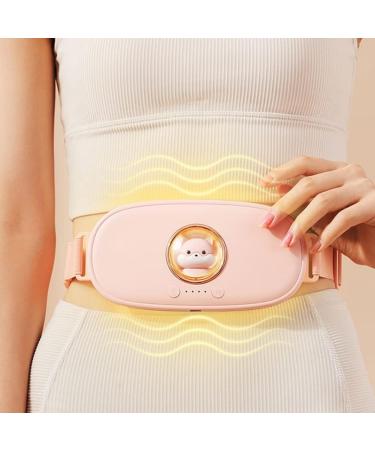 Immediate Relief Heating Belt for Menstrual Pain - Pink Uterus Massage Belt for Women - Buy Online on GoSupps.com