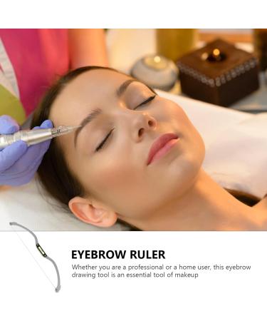 Beavorty 2pcs Bow Eyebrow Ruler Eyebrow Ruler for Microblading Eyebrow Horizontal Ruler Metal Draw a Line - Buy Online on GoSupps.com