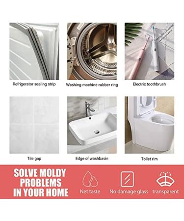 Mould Magic Extreme Gel UK Mould Magic Remover Household Mold Remover Gel Powerful Mould Magic Gel Cleaner For Wall Tiles Wall Corner And Kitchen Bathroom Sink (20g-2Pack) - Buy Online on GoSupps.com