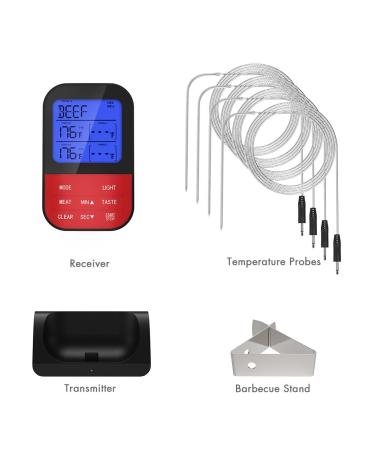 Advanced 4 Probe Thermometer - Instant Read Cooking Temperature Meter for Precise Culinary Results - Buy Online on GoSupps.com
