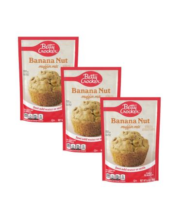 Betty Crocker Banana Nut Muffin Mix 181g | Pack of 3