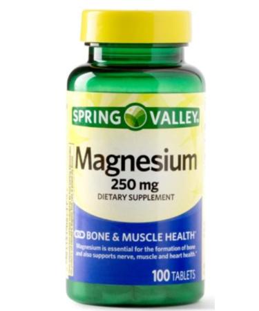 Spring Valley Magnesium 250 Mg 100 Tablets