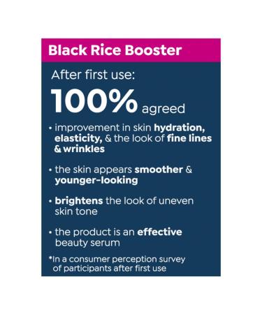 Perlier Black Rice Anti-Aging Booster Serum with Acai Berry Olive Leaf Apple Extract Hyaluronic Acid 1 fl. oz. For All Skin Types - Buy Online on GoSupps.com