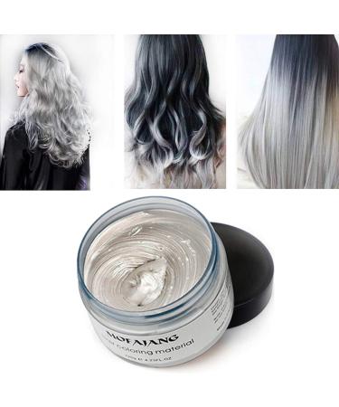 Temporary White Hair Color Wax for Instant Hairstyle Change - Ideal for Parties, Cosplay, and Dates - Men and Women Friendly - Buy Online on GoSupps.com