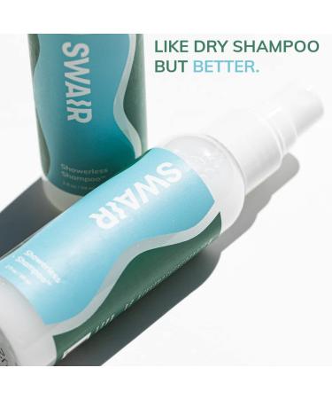 SWAIR Showerless Shampoo 2oz: Dry Shampoo Alternative for Quick & Convenient Hair Care - Buy Online on GoSupps.com