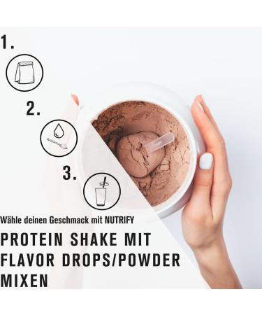 Nutrify Whey Protein Powder Chocolate - 21g Protein Low Sugar Ideal for Muscle & Diet 1kg (33 Portions) - Buy Online on GoSupps.com