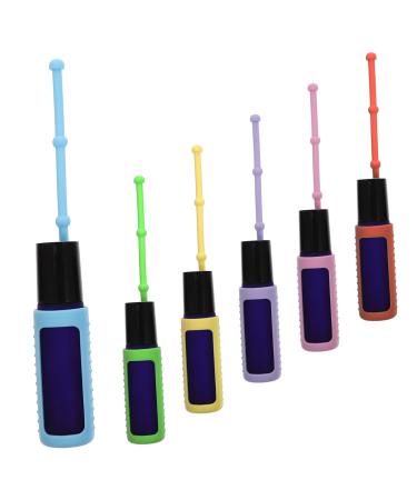 Beaupretty 1 Set Roll Roller Bottle Travel Bottled Glass Holiday Necessities