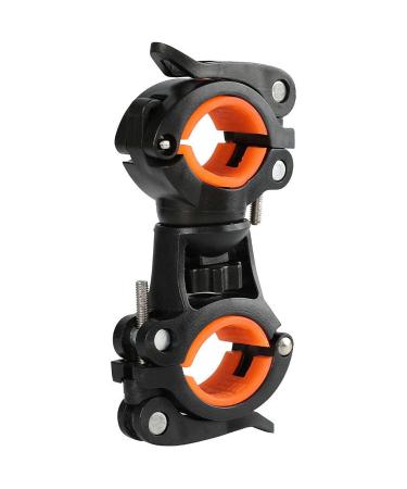 KAXIAA Wheelchair Walking Stick Rack 360 Rotatable Practical Cane Holder Clip Wheelchairs Electric Mobility Scooters Accessory Crutch Holder Orange