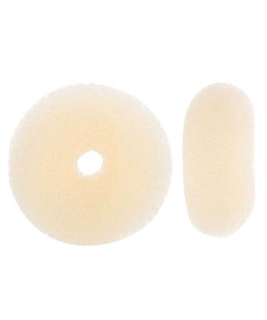 3 Piece Ring Style Donut Bun Maker Set - Large, Medium, Small (White) | Women Chignon Doughnut Shaper Hair Bun Maker - Buy Online on GoSupps.com