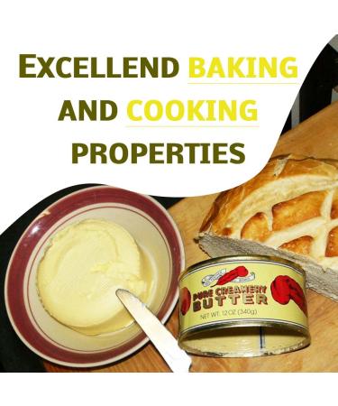 Red Feather Creamery Canned Butter 100% Pure New Zealand Butter, No Artificial Colors or Flavors Ideal for Emergency Preparedness 12 Ounce (Pack of 12) - Buy Online on GoSupps.com