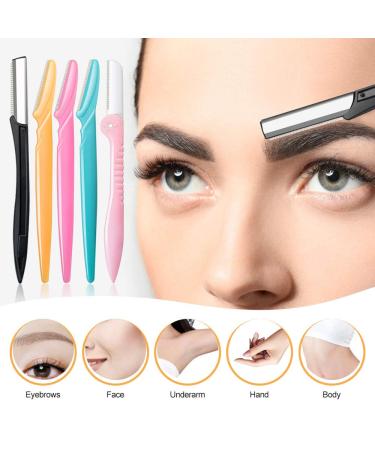 14 in 1 Professional Eyebrow Razor Kit for Women - Dermaplane Face Razor, Trimmer, Shavers, Tweezers, Scissors & More - Buy Online on GoSupps.com