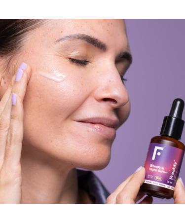 Freshly Cosmetics 100 Natural Retinal Facial Serum that Reduces Wrinkles and Acne Scars Bioretinal Night Serum 30 ml - Buy Online on GoSupps.com