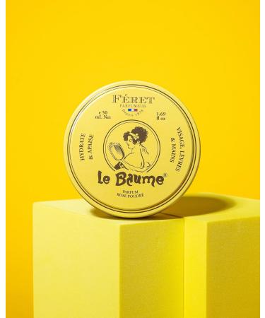 Feret Le Baume Multi-Purpose Balm Rose Poudr Deeply Hydrating Moisturizer for Dry Cracked Skin Cuticles - Natural Lip Balm with Shea Butter & Honey-Made in France Pack 2-50ml/1.7 Ounce Rose Poudr 1.7 Ounce - Set of 2 - Buy Online on GoSupps.com