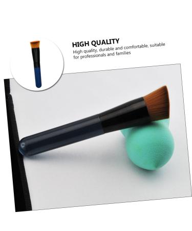 Hemoton Inclined Flat Head Makeup Brush - Blush Powder & Foundation Brush for Women - Artificial Fiber Hair Tool 11.5x2cm - International Shipping Available - Buy Online on GoSupps.com