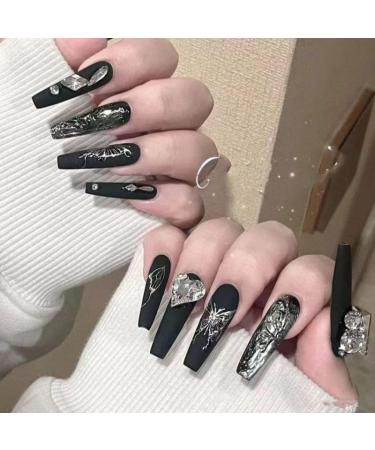 Temperament manicure pure hand-painted three-dimensional butterfly manicure extended hand-worn nightclubs fashion.(M) - Buy Online on GoSupps.com