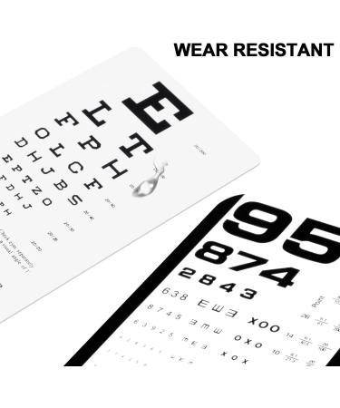 Pocket Eye Chart Set - Snellen & Rosenbaum (2 in 1) - 42.00 x 78.00 - Vision Test Tool - Buy Online on GoSupps.com