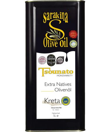 Sarakina Extra Virgin Olive Oil (PGI) 5000 ml 5 l (1 pack)