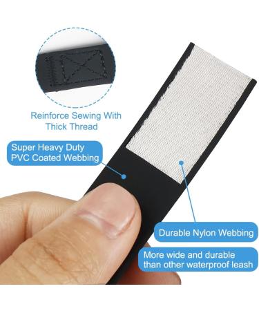 Vivifying 6m Waterproof Tow Line for Dogs with Padded Handle - Perfect for Recall Training Hiking Swimming Beach & Lake (Black) - Buy Online on GoSupps.com