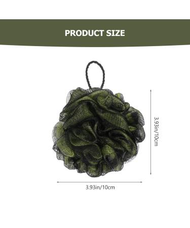 Buy FOMIYES 4pcs Bath Ball & Flower Pouf - Body Scrubber & Shower Loofah for Women | Mesh Pouf & Back Scrubber for Ultimate Cleanliness - Buy Online on GoSupps.com