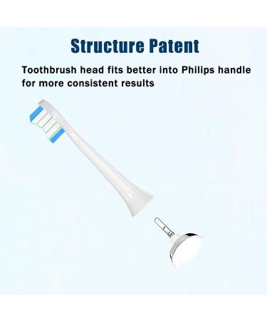 MEKAJUS Replacement Toothbrush Heads for Philips Sonicare - 8 Pack - Professional Electric Toothbrush Heads - Compatible with Sonic Care - Buy Online on GoSupps.com