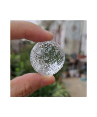 Fennchun crystal ice rack ball water wells bonsai glass ball main decoration ornaments feng shui figure marble ball gifts (color: golf ball size: 30mm) 30mm golf ball