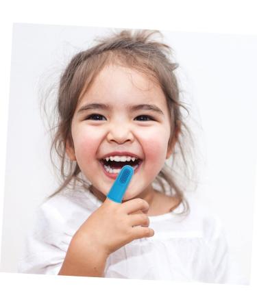 Minkissy 4-Piece Silicone Toothbrush Set for Children | Finger Brush & Rubber Toys for Toddler Oral Care - Buy Online on GoSupps.com