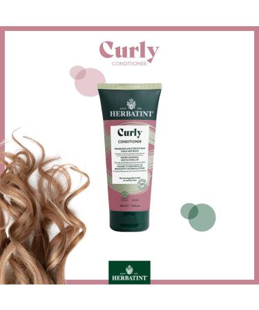 Herbatint Curly Conditioner - 200 ml | Nourishing Organic Conditioner for Curly or Wavy Hair | Ecocert Certified | Exclusive Formula with Natural Extracts Vegan - Buy Online on GoSupps.com
