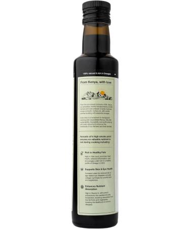 Omega Pressery Extra Virgin Avocado Oil - 250ml | Cold Pressed Unrefined Unblended | Bottled in UK | 100% Natural & Pure Avocado Cooking Oil | Used for Cooking Salad Dressing & Roasting - Buy Online on GoSupps.com