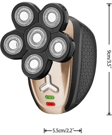 Head Shavers for Bald Men - 4D Electric Shaver USB Rechargeable Hair Clipper & Nose Trimmer - Best Facial Cleaning Brush Type B - Buy Online on GoSupps.com