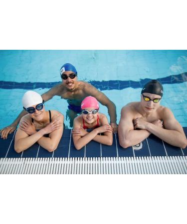 Shop Arena Air-Bold Swipe Swimming Goggles | Unisex UV Protection Glasses with Anti-Fog & Air Seals - Large Size Clear White Black - Buy Online on GoSupps.com