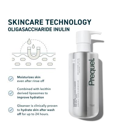 Prequel Gleanser Moisturizing Glycerin Face Wash Unscented Cleanser for Sensitive and Dry Skin 6.75 fl oz Pump Bottle (Pack of 2) - Buy Online on GoSupps.com