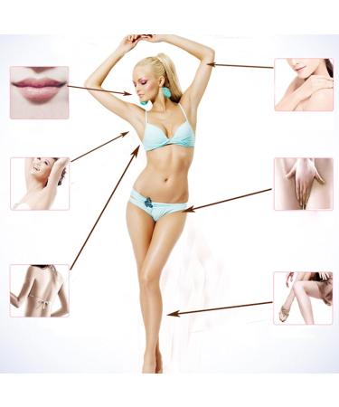 Wireless 2-in-1 Women's Razor - Washable Hair Cutter for Bikini Zone - Purple - Buy Online on GoSupps.com