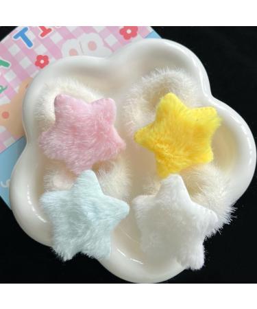 xbiez Cute Scrunchies Y2K Style Star Hair Tie Hair Rope Strong Hold Colorful Costume Star Hair Tie Scrunchie Hair Accessories Pink - Buy Online on GoSupps.com