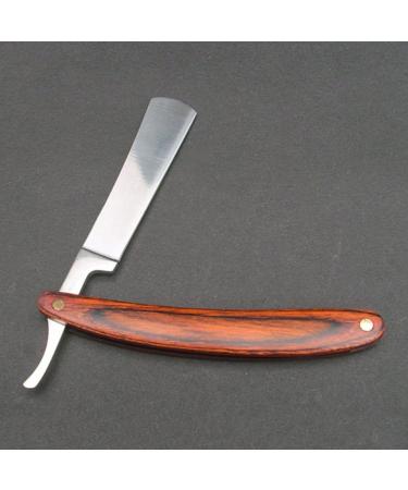 Beaupretty 2PC Razor Set - Safe Manual Shaving Tool | Traditional Design | 19cm Brown Hairdresser Grip - Buy Online on GoSupps.com