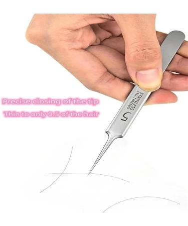 Usiveinborn Blackhead Remover Usiveinborn Tweezers Teppeic Tweezers Usiveinbor Pimple Popper Tool Kit Stainless Steel Professional Facial Blackhead Remover Tweezers 125 Elbow Design (7PCS) - Buy Online on GoSupps.com