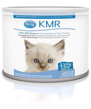 Pet Ag KMR Powder Kitten Milk Replacer 6 oz - Pack of 4