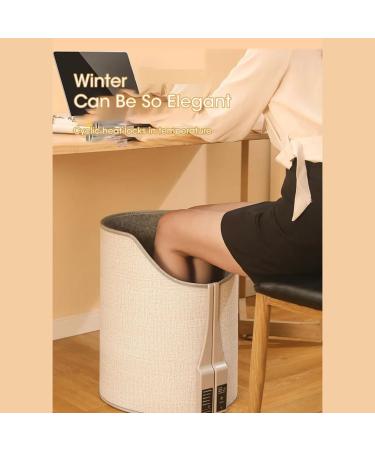 Pawlickio Portable Foot Warmer - Adjustable Thermostat & Digital Display | Foldable Electric Heating for Home & Office | EU Connector - Buy Online on GoSupps.com