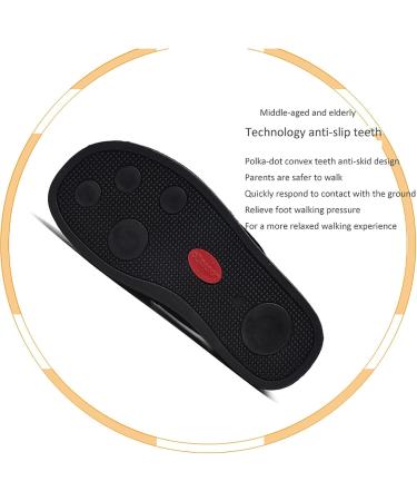 Ladies Diabetic Edema Shoes - Adjustable Open Toe Slippers for Swollen Feet | Comfortable Outdoor Foam Footwear for Plantar Fasciitis - Size 6 Black - Buy Online on GoSupps.com