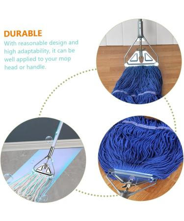 Zerodeko 2pcs Glass Cleaning Scraper Mop Disc Cover Cleaning Mop Squeegee for Window Cleaning Toy Lawn Mower Replacement Mop Base Mop Handle Bamboo Whip Wax Mop Iron Triangle 26X19cmx2pcs - Buy Online on GoSupps.com