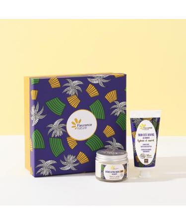 Fleurance Nature Shea Butter Face and Hands Box organic women's facial beauty care certified organic cosmetics women's gift box - Buy Online on GoSupps.com