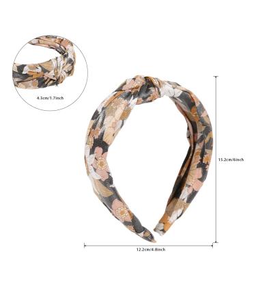 RACHEL ROY Shiny Floral Boho Headbands with Rhinestones - Non-Slip Elastic Hairbands for Women - Perfect for Outdoor Workouts and Parties - Buy Online on GoSupps.com