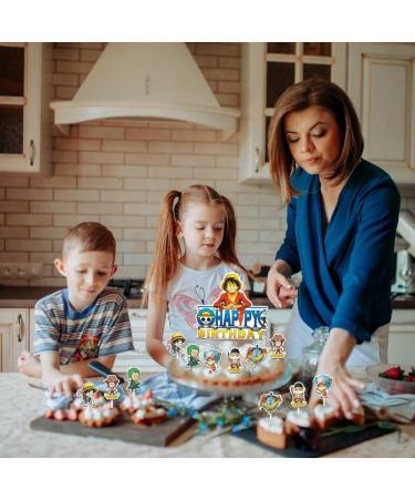 25 Pcs Cartoon Birthday Cake Toppers and Cupcake Toppers - Theme Party Decorations Supplies - Buy Online on GoSupps.com