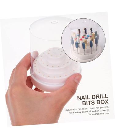 FRCOLOR 6 Pcs Grinding Head Storage Box Drill Bit Case Nail Drill Bits Stand Nail Drill Bit Organizer Nail Tool Organizer Manicure Nail Bit Nail Drill Case Drill Stand Plastic Portable - Buy Online on GoSupps.com