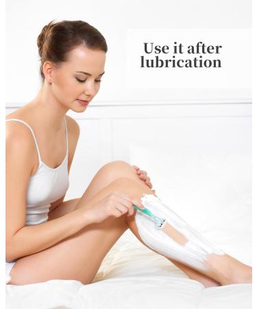 Disposable Razors for Women - 5-Blade Full Body Hair Removal - 2 Pack Green - Buy Online on GoSupps.com