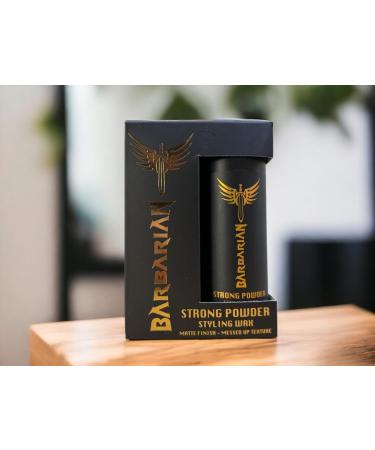 Hair Styling Powder Barbarian (Black And Gold) | Lasting Hold | Textured Natural Matte Finish Orange 20 g (Pack of 1) - Buy Online on GoSupps.com