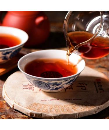 HELLOYOUNG 100g G teau de th Pu'er m r biologique chinois du Yunnan Aliment vert au go t intense et l'arri re-go t sucr Th pu-erh Pu'er Tea - Buy Online on GoSupps.com