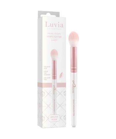 Luvia Professional Makeup Brush Highlighter Make-Up Brush Round Brush Vegan Cosmetic Brush 204 // Highlighter - Candy